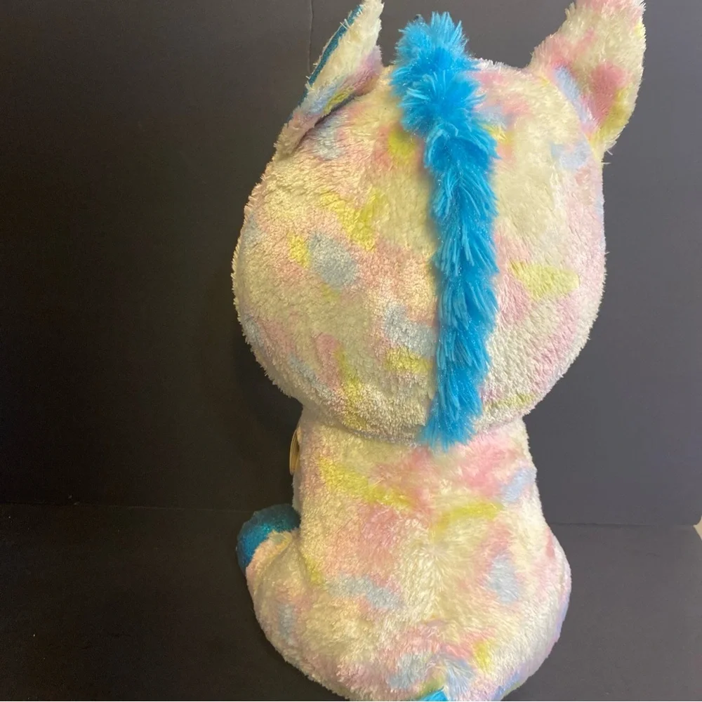 TY Beanie Boos - BLITZ the Unicorn Boo Toy Large 17” (new Other Flaws In Photos)